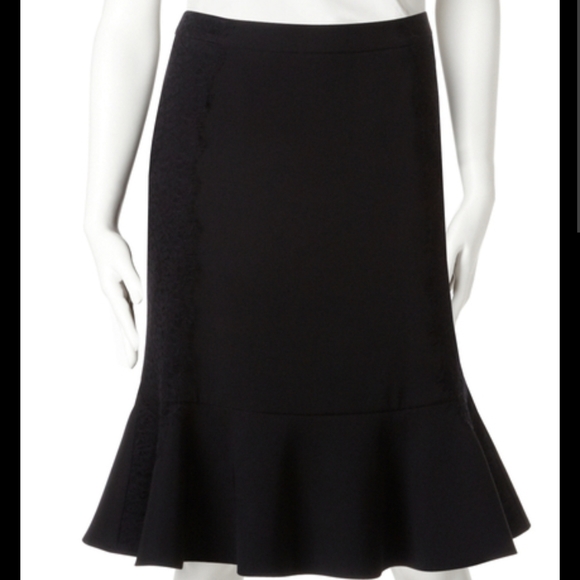 Laura petites Dresses & Skirts - Black trumpet skirt by Laura Petites